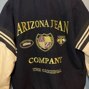 Vtg.Arizona Jean Company Varsity Jacket Oversized Sz. Small